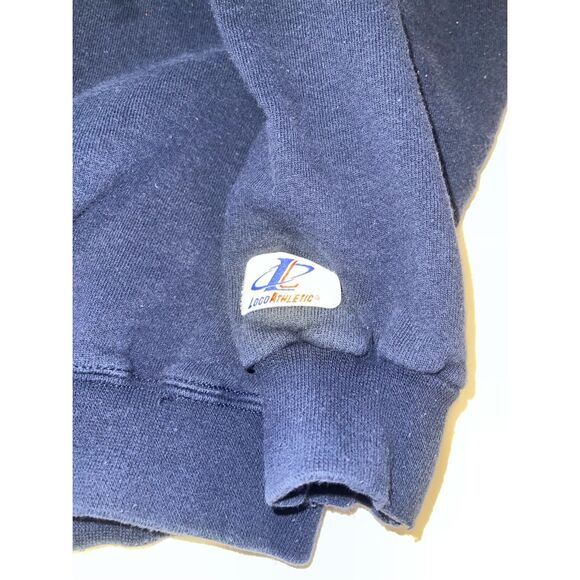 VTG 90s Logo Athletic Denver Broncos NFL‎ Football Sweater Crewneck Sz Large A45 - Picture 2 of 7